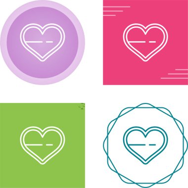 Beyaz arkaplanda izole edilmiş kalp simgeleri kümesi, vektör illüstrasyonu 