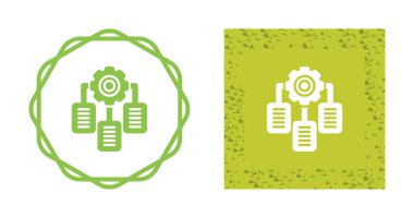 Belge entegrasyon simgeleri ayarlandı, vektör illüstrasyonu