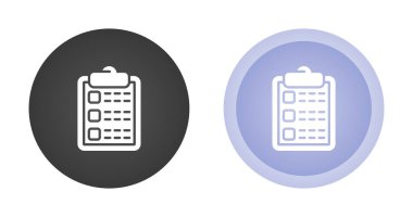 clipboard web icon vector illustration