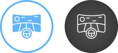 Simülasyon oyunu vektör illüstrasyon tasarımı