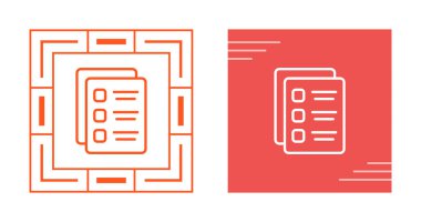 kontrol listesi simgeleri ayarlandı, vektör illüstrasyonu