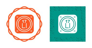 Klor simgeleri ayarlandı, vektör illüstrasyonu