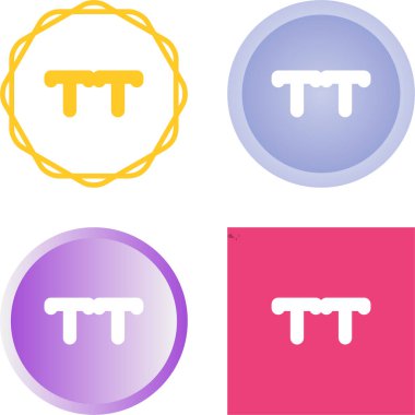 metin boyutu işaret vektör çizimi