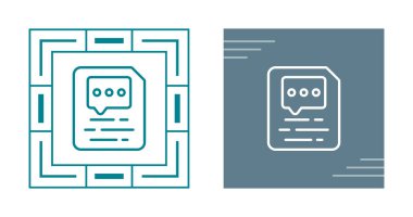 Belge ekleme yorumu simgeleri, vektör illüstrasyonu
