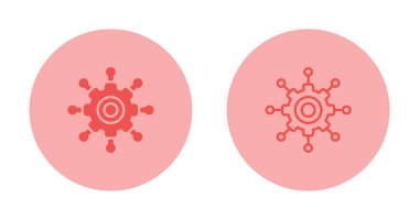 dişli ağ simgeleri koleksiyon vektör çizimi