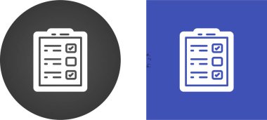 checklist web icon vector illustration