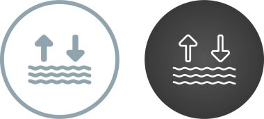 water circulation icons set, vector illustration