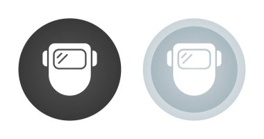 Kaynak maskesi simgelerinin web illüstrasyonu