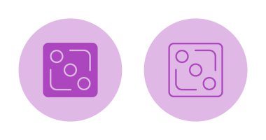 zar simgesi vektör çizimi 