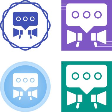 PR web simgesi vektör illüstrasyonu