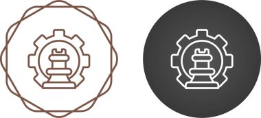 Veri Stratejisi simgeleri ayarlandı, vektör illüstrasyonu