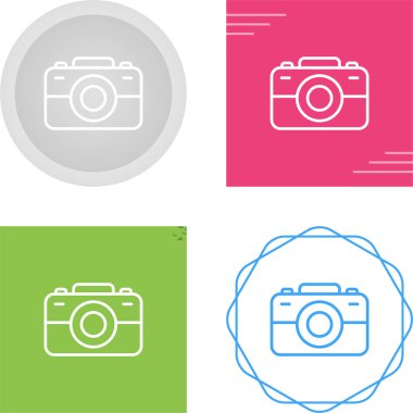 kamera web simgeleri basit illüstrasyon
