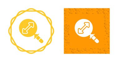 Büyüteç ve ok simgelerinin vektör kümesi