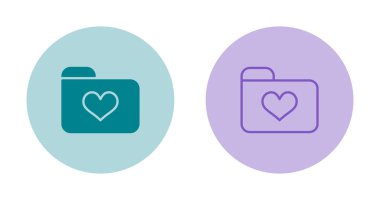 Kalp ağı simgelerine sahip minimalist dizin, beyaz arkaplanda izole edilmiş.