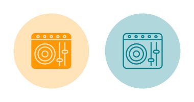 Koleksiyonda kalite vektör simgeleri, dj denetleyici