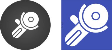 Pizza Kesici simgelerinin vektör illüstrasyonu