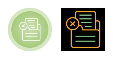 Belge simgelerine sahip dizin, vektör illüstrasyonu basit tasarım