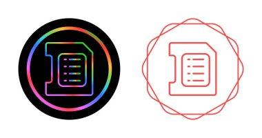 Beyaz arkaplandaki SD-kart simgelerinin web seti