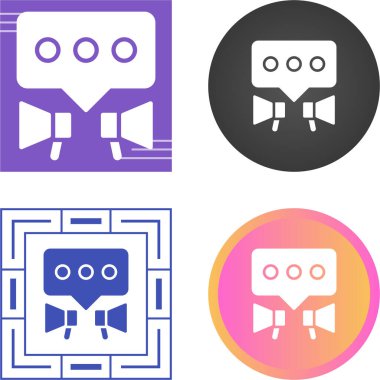 PR web simgesi vektör illüstrasyonu