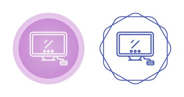 Beyaz arkaplanda fare simgeleri olan bilgisayar ekranları, vektör illüstrasyonu 