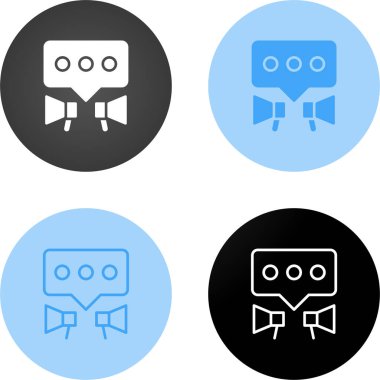 pr simgesi vektör illüstrasyon tasarımı