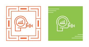 Ses Analizi simgesi işaret vektörü illüstrasyonu 