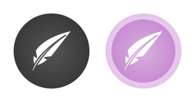 Tüylü ağ simgesi vektör illüstrasyonu