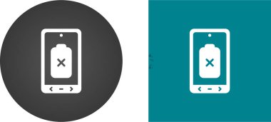 Ekranda şarjı bitiyor. dijital tablet simgeleri