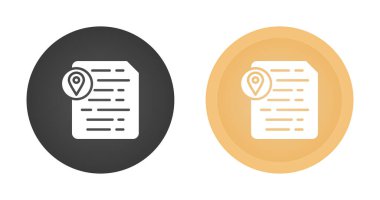 Belge ekleme yer tutucu simgeleri ayarlandı, vektör illüstrasyonu