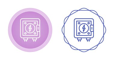 Outlet Kutusu simgeleri, vektör tasarımı