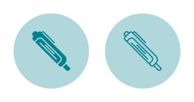 Voltaj Algılayıcı Kalem Simgeleri Ayarlandı, Vektör illüstrasyonu