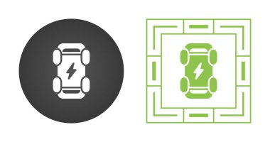 Electric skateboard icons set, vector illustration