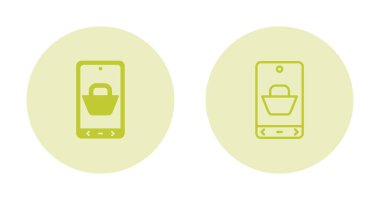 akıllı telefon simgeleri ayarlandı, vektör illüstrasyonu basit tasarım