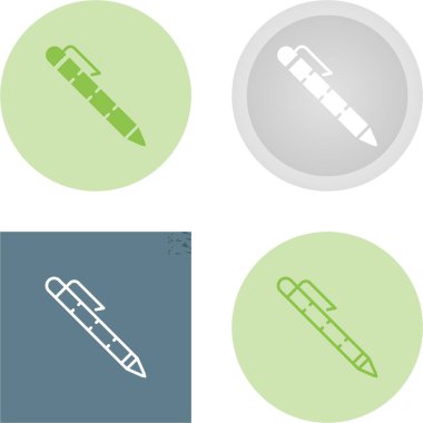 Beyaz arka plan üzerinde izole kalem Icons set