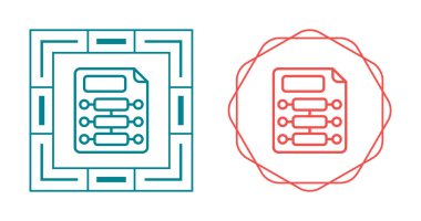 Beyaz arkaplanda izole edilmiş bilgi belgesi simgeleri, vektör illüstrasyonu            