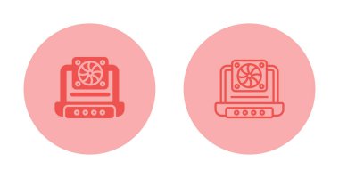 Dosya fan simgelerine sahip dizüstü bilgisayarlar beyaz arkaplanda, vektör illüstrasyonu 