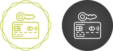 Güvenli mobil ödeme ikonu vektör çizimi 