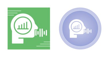 Ses Analizi simgesi işaret vektörü illüstrasyonu 