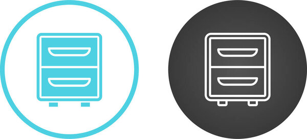 file cabinet icon sign vector illustration 