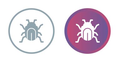 Böcek simgeleri ayarlandı, vektör illüstrasyonu