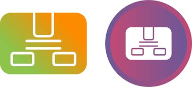 paket simgesi işaret vektör illüstrasyonu