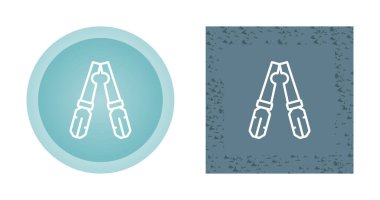 Kablo Crimper simgeleri seti, vektör illüstrasyonu basit tasarım