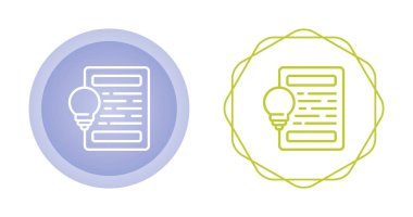 belge simgeleri ayarlandı, vektör illüstrasyonu basit tasarım