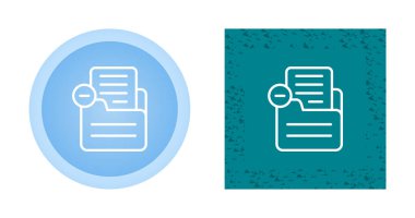 Belge simgeleri ve vektör illüstrasyonuna sahip dizin