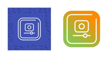 Ayarları veya kontrolleri ayarlamak için kaydırma çubukları ile arayüz simgeleri.