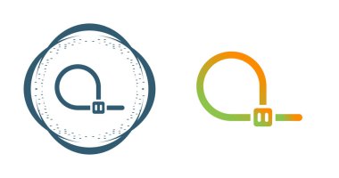 köpek tasması ikon vektör çizimi tasarımı