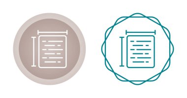 belge simgeleri ayarlandı, vektör illüstrasyonu basit tasarım