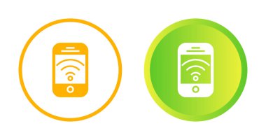 Kablosuz Bağlantı Ağ ikonu vektör çizimi