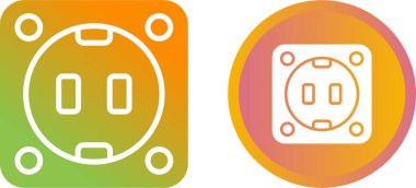 soketler web simgeleri web basit illüstrasyon