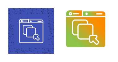 beyaz arkaplanda ok simgeleri olan bilgisayar web sayfaları, vektör illüzyonu 